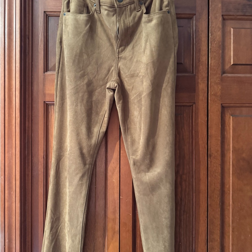 Banana Republic Tan High-Rise Slim Pants